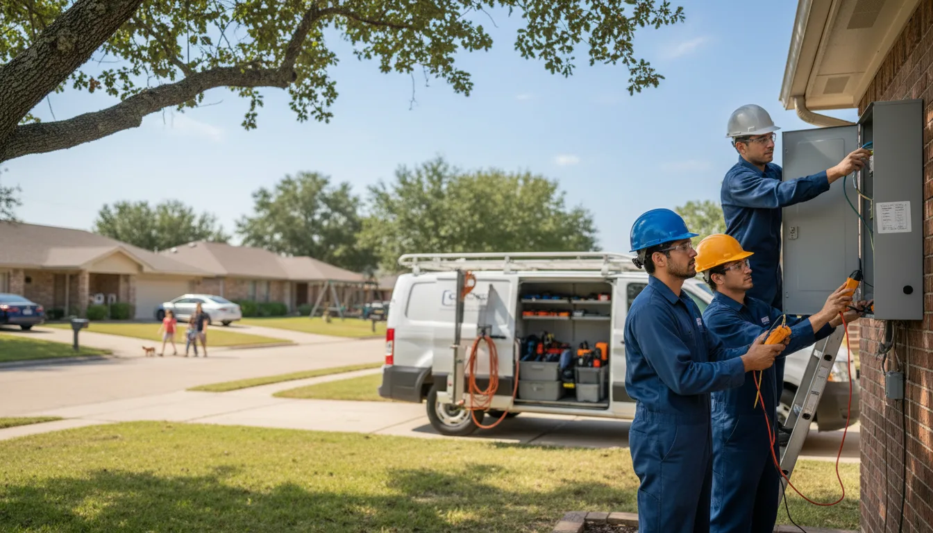 Certified electrician providing emergency electrical services in Moundville, AL